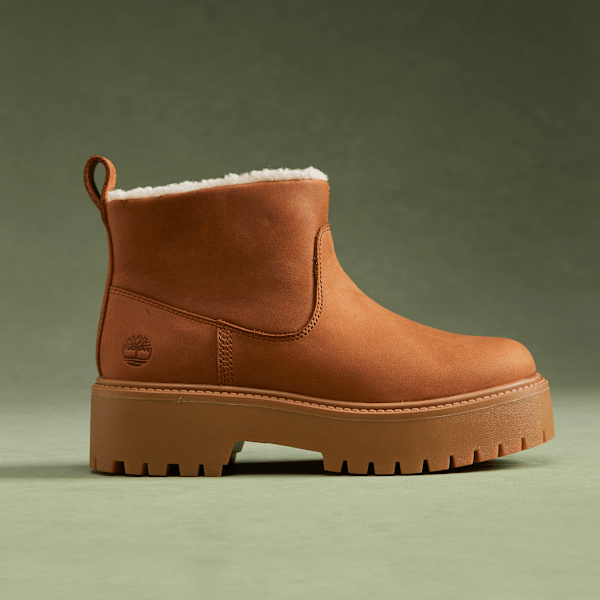 Timberland - Stone Street Boot mit warmem Futter und Plateausohle für Damen in Braun, Damen, Braun, Größe: 39.5 von Timberland