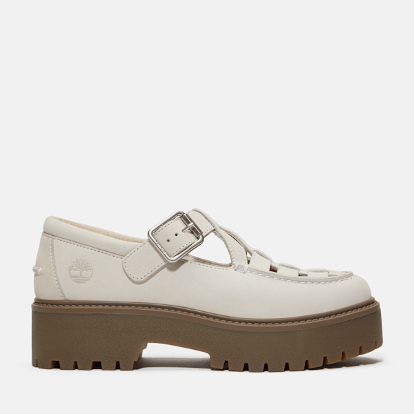 Timberland - Stone Street Schnallenschuh mit Plattform für Damen in Grau, Frau, Grau, Größe: 37 Timberland - Stone Street Schnallenschuh mit Plattform für Damen in Grau, Frau, Grau, Größe: 37 von Timberland