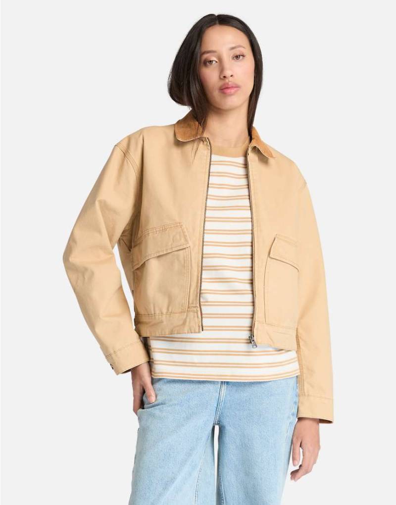 Timberland - Strafford - Canvas-Jacke in hellem Weizenbraun von Timberland