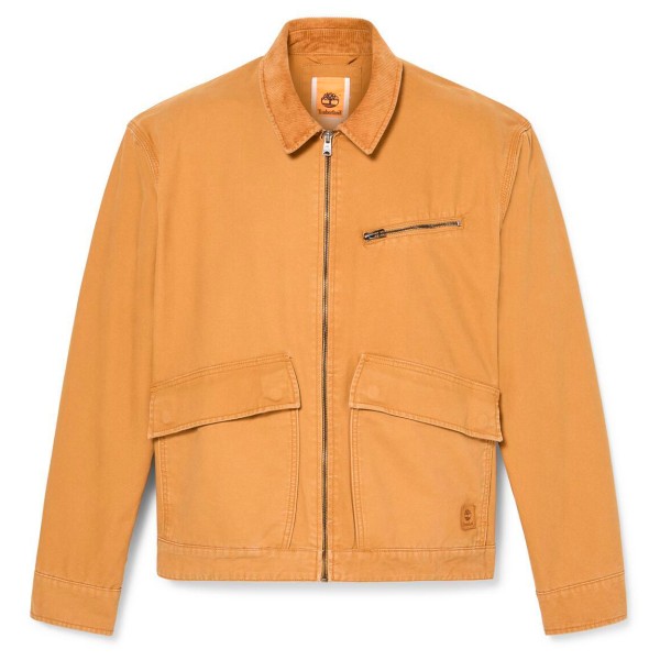 Timberland - Strafford Washed Canvas Jacket - Freizeitjacke Gr L orange von Timberland