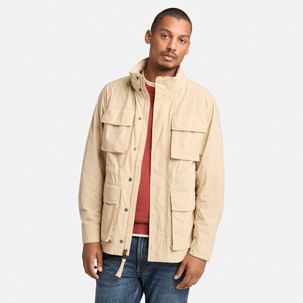 Timberland - Strapazierfähige, wasserabweisende Abington Feldjacke für Herren in Beige, Herren, Beige, Größe: 3XL von Timberland