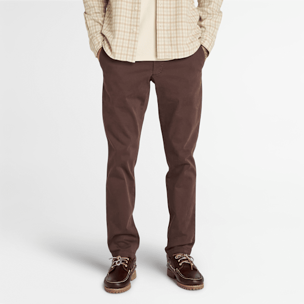 Timberland - Stückgefärbte Claremont Chinohose für Herren in Braun, Herren, Braun, Größe: 40 von Timberland