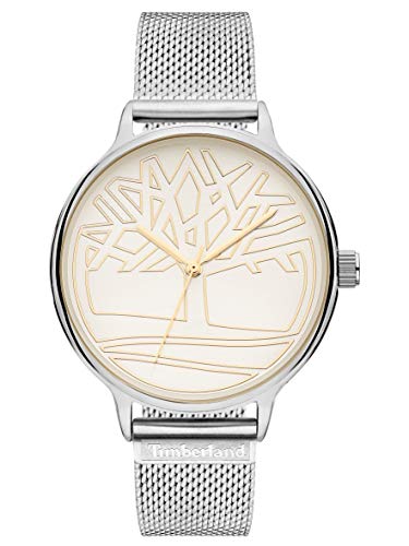 Timberland Damen Analog Quarz Uhr mit Edelstahl Armband TBL15644MYS.04MM von Timberland