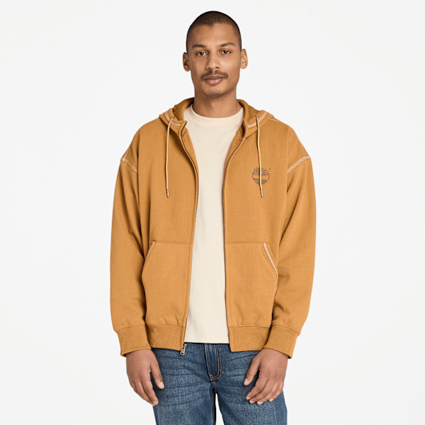 Timberland - Timberland 10061 Kapuzenpullover mit Reißverschluss für Herren in Gelb, Mann, Gelb, Größe: 3XL Timberland - Timberland 10061 Kapuzenpullover mit Reißverschluss für Herren in Gelb, Mann, Gelb, Größe: 3XL von Timberland