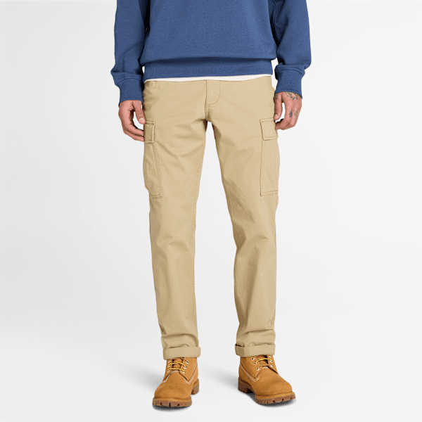 Timberland - Timberland Brookline Cargohose aus Twill für Herren in Beige, Herren, Beige, Größe: 30 von Timberland