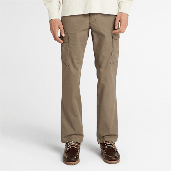 Timberland - Timberland Brookline Cargohose aus Twill für Herren in Braun, Herren, Braun, Größe: 38 von Timberland