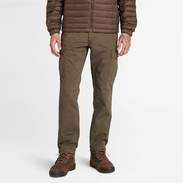 Timberland - Timberland Brookline Cargohose aus Twill für Herren in Grün, Herren, Grün, Größe: 40 von Timberland