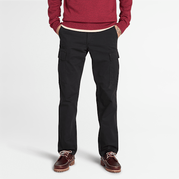 Timberland - Timberland Brookline Cargohose aus Twill für Herren in Schwarz, Herren, Schwarz, Größe: 38 von Timberland