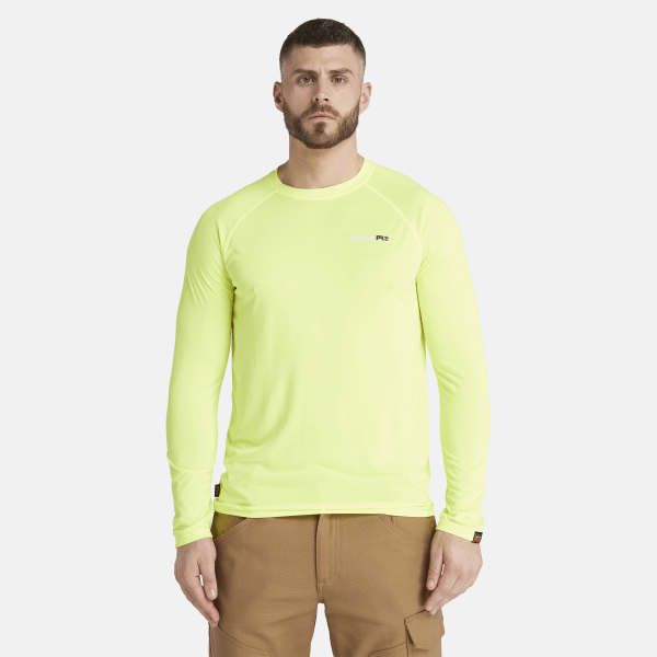Timberland - Timberland PRO Wicking Good Sport LS T-Shirt für Herren in Gelb, Mann, Gelb, Größe: S Timberland - Timberland PRO Wicking Good Sport LS T-Shirt für Herren in Gelb, Mann, Gelb, Größe: S von Timberland