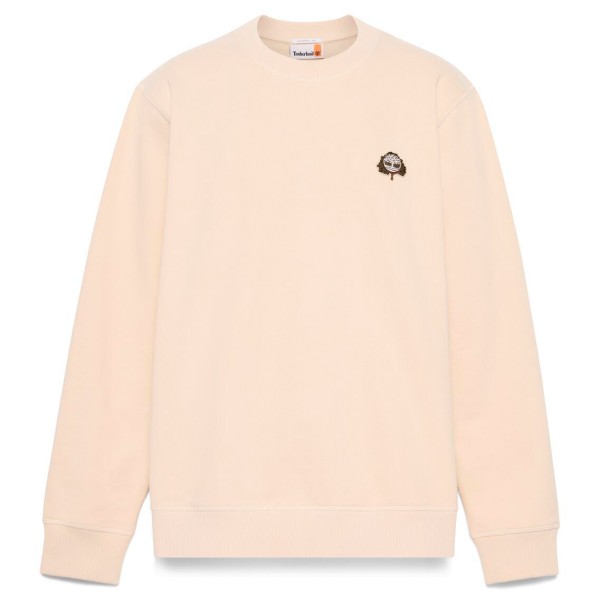 Timberland - Tree Logo Patch Crewneck - Pullover Gr XXL weiß/beige von Timberland