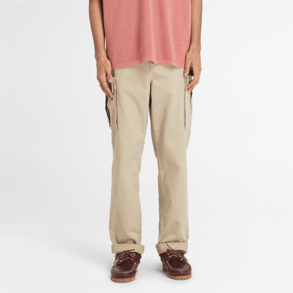 Timberland - Brookline Cargohose aus Twill für Herren in Beige, Mann, Beige, Größe: 38 von Timberland