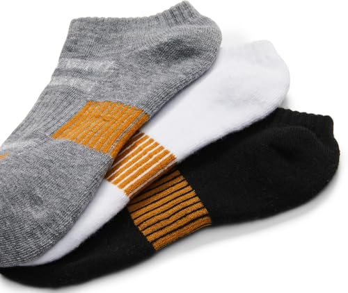 Timberland Unisex 3PP New Market Double Logo HC No Show, Multi Colour, L von Timberland