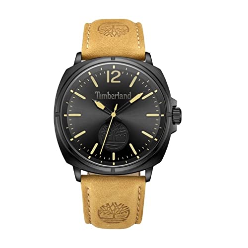 Timberland Unisex Analog Quarz Uhr mit Leder Armband TDOUF0000305 von Timberland