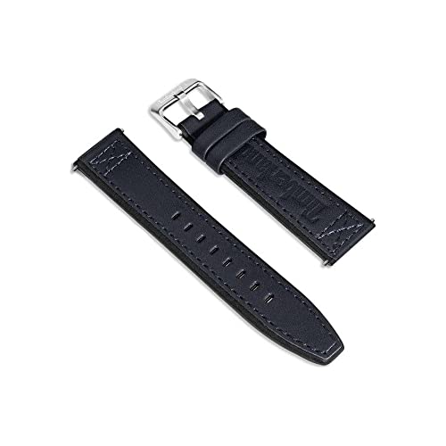 Timberland Valdivian Unisex Uhrenarmband aus Leder, Farbe: Blau, für Gehäuse mit den Maßen: 42/44/45, TDOUL0000504 von Timberland