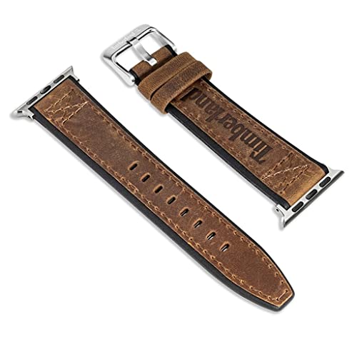 Timberland Valdivian Unisex Uhrenarmband aus Leder, Farbe: Braun, für Gehäuse mit den Maßen: 38/40/41, TDOUL0000501 von Timberland