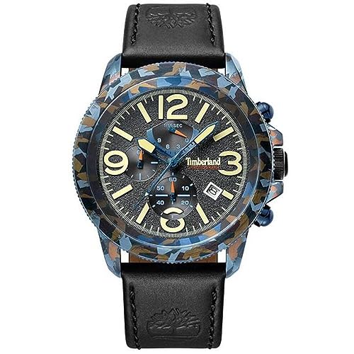 Timberland HerrenArmbanduhr Chronograph Quarz Leder TBL15474JSBL.61 von Timberland