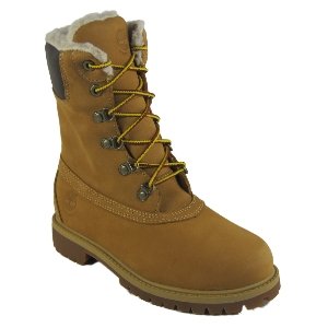 Timberland Unisex-Kinder 6IN WNTR WP BT Wheat NB Stiefel, Braun Nubuck, 34 EU von Timberland