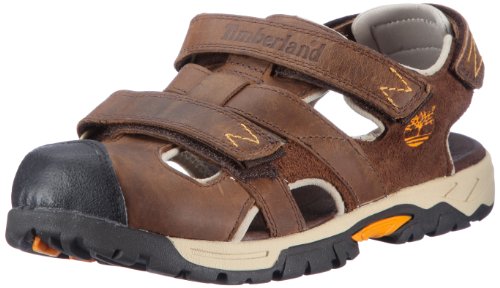 Timberland Unisex-Kinder EK Trail FSHRMN BRN/ORG Sport-& Outdoor Sandalen, Braun (Brown with Orange 0), 37 EU von Timberland