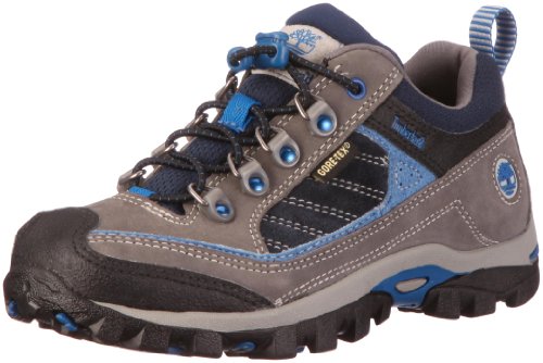 Timberland Unisex-Kinder HYPRTRL GTX OX GRY/BLU Sportschuhe - Outdoor Grau/Grey with, 34 EU von Timberland