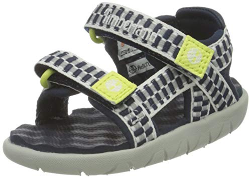 Timberland Unisex-Kinder Perkins Row (Toddler) Sandalen, Blau Navy Blue Webbing, 22 EU von Timberland