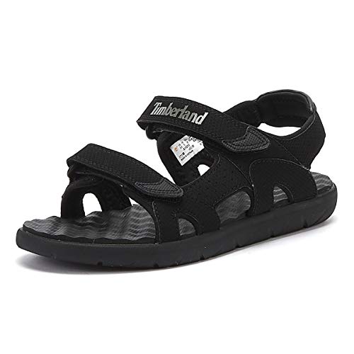 Timberland , Unisex-Kinder Sandalen, Schwarz (Black Xv0), 24 EU von Timberland