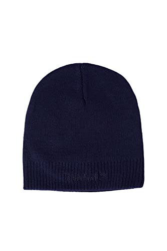 Timberland Unisex Knit Logo Beanie Hut, Peacoat, OS von Timberland