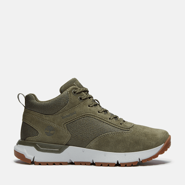 Timberland - Halbhoher Voyager Park Sneaker für Herren in Dunkelgrün, Mann, Grün, Größe: 44.5 Timberland - Halbhoher Voyager Park Sneaker für Herren in Dunkelgrün, Mann, Grün, Größe: 44.5 von Timberland