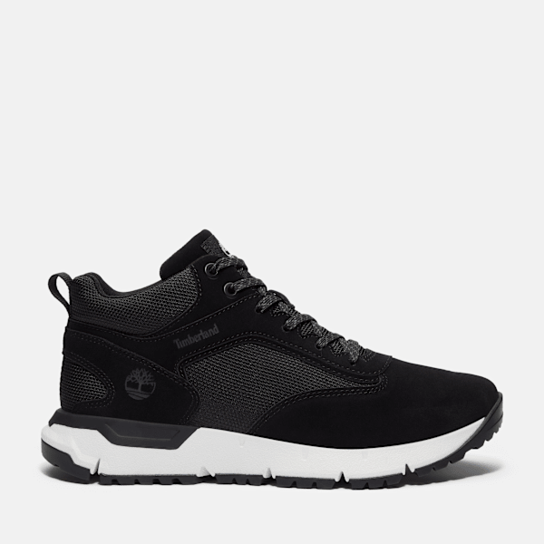 Timberland - Voyager Park Mid-Top-Sneaker zum Schnüren für Herren in Schwarz/Weiß, Mann, Schwarz, Größe: 42 Timberland - Voyager Park Mid-Top-Sneaker zum Schnüren für Herren in Schwarz/Weiß, Mann, Schwarz, Größe: 42 von Timberland
