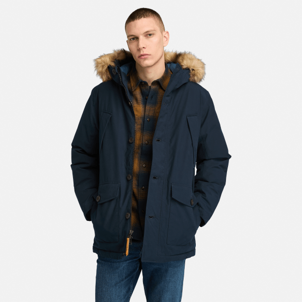 Timberland - Wasserdichter Scar Ridge Parka für Herren in Dunkelblau, Mann, Blau, Größe: L Timberland - Wasserdichter Scar Ridge Parka für Herren in Dunkelblau, Mann, Blau, Größe: L von Timberland