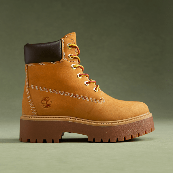 Timberland - Wasserdichter Stone Street 6-Inch-Boot mit Plattform für Damen in Gelb, Damen, Gelb, Größe: 37 von Timberland
