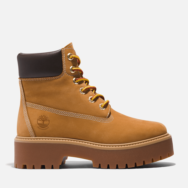 Timberland - Wasserdichter Stone Street 6-Inch-Boot mit Plattform für Damen in Gelb, Damen, Gelb, Größe: 41.5 von Timberland