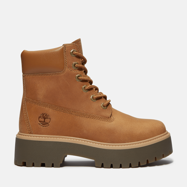 Timberland - Wasserdichter Stone Street 6-Inch-Boot mit Plattform für Damen in Gelb, Frau, Gelb, Größe: 37.5 Timberland - Wasserdichter Stone Street 6-Inch-Boot mit Plattform für Damen in Gelb, Frau, Gelb, Größe: 37.5 von Timberland