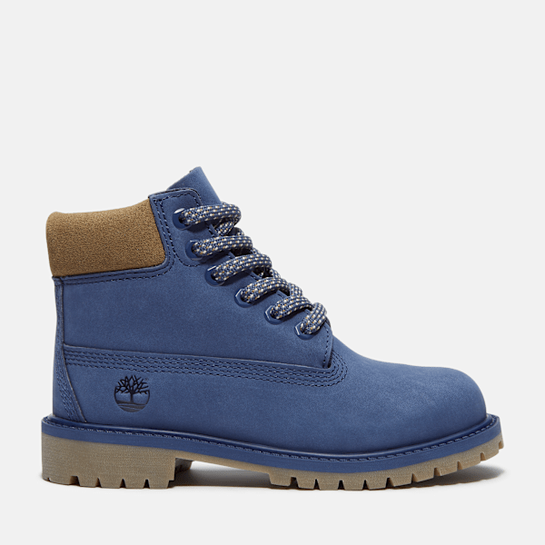 Timberland - Wasserdichter Timberland Premium 6-Inch-Boot für Jugendliche in Dunkelblau, Blau, Größe: 34 von Timberland