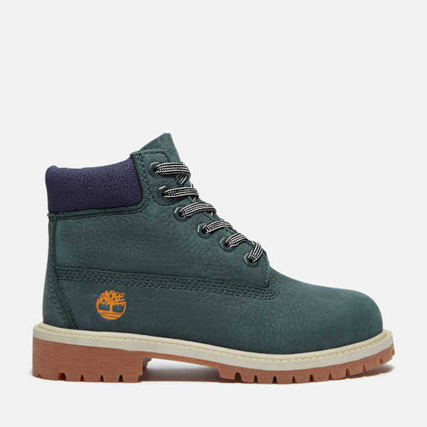 Timberland - Wasserdichter Timberland Premium 6-Inch-Boot für Jugendliche in Dunkelgrün, Grün, Größe: 34 von Timberland