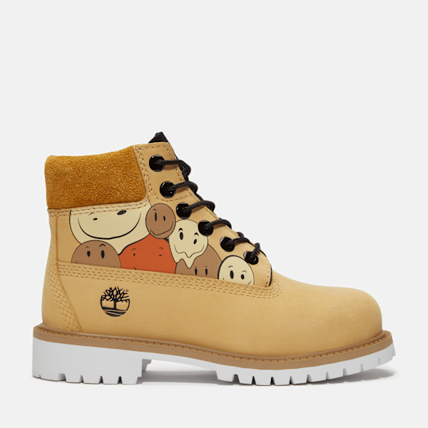 Timberland - Wasserdichter Timberland Premium 6-Inch-Boot für Jugendliche in Gelb, Gelb, Größe: 33 von Timberland