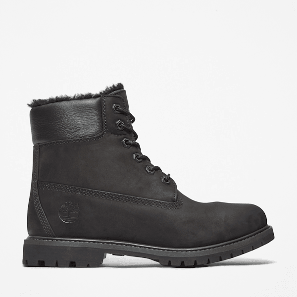 Timberland - Wasserdichter Timberland Premium 6-Inch Boot mit warmem Futter für Damen in Schwarz, Damen, Schwarz, Größe: 41.5 von Timberland