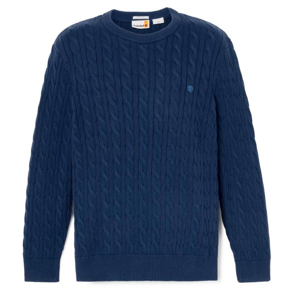 Timberland - Williams River Cable Crewneck Sweater - Pullover Gr 3XL blau von Timberland