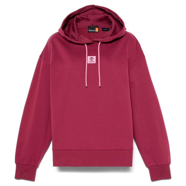 Timberland - Women's Stack Logo Loop Back Hoodie - Hoodie Gr L rosa von Timberland