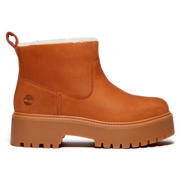 Timberland - Women's Stone Street Mid Warm Lined Boot - Winterschuhe Gr 37 rot/braun von Timberland