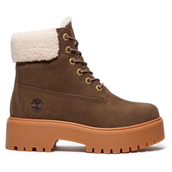 Timberland - Women's Stone Street Mid Warm Lined WP Boot - Winterschuhe Gr 37 braun von Timberland