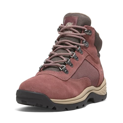 Timberland Women's White Ledge Mid Waterproof Hiking Boot, Rotes Wildleder, 41.5 EU von Timberland