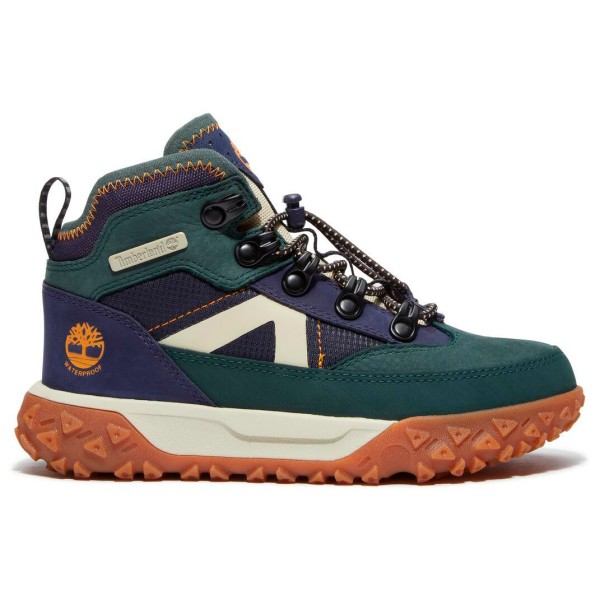 Timberland - Youth's Greenstride Motion 6 Mid Bungee WP Boot - Freizeitschuhe Gr 1,5 blau von Timberland
