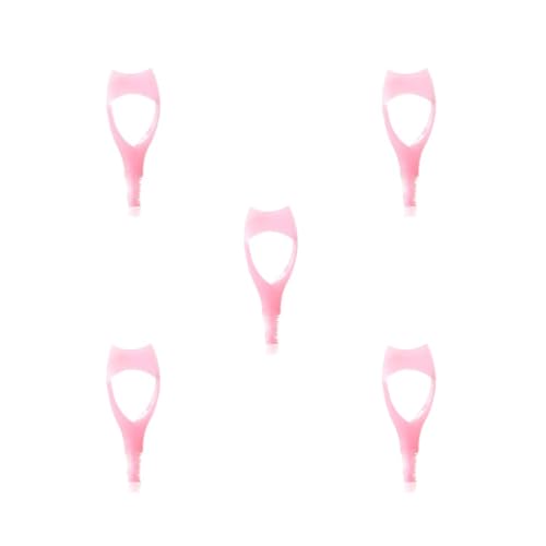 5 Set Frauen 3 in 1 Mascara Shield Tragbare Natürliche Wimpern Lockenwickler Applikator Guide Guard Eye Lash Make-up Zubehör Beauty Supplies von Timcryxient