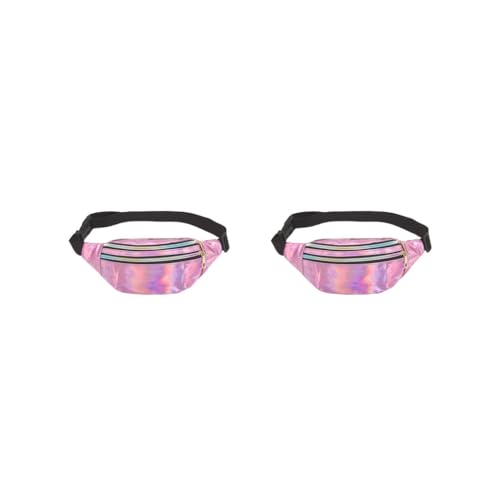 Travel Companion Wasserdichte Hüfttaschen für Essentials PU Hüfttaschen Frauen Gürteltasche Bauchtasche Breit Mode Multifunktional Lila, 2er-Set (lila), Siehe Produktbeschreibung, Siehe Beschreibung von Timcryxient