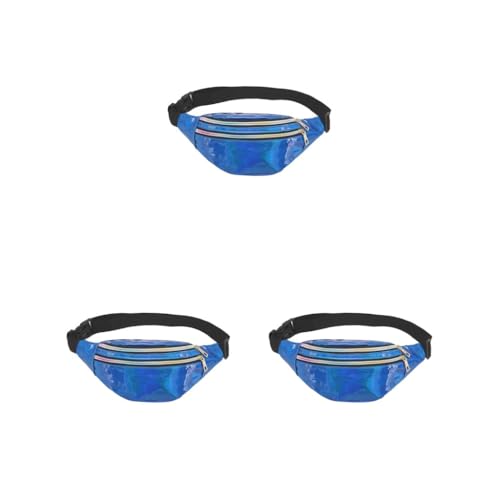 Travel Companion Wasserdichte Hüfttaschen für Essentials PU Hüfttaschen Frauen Gürteltasche Bauchtasche Breit Mode Multifunktional Lila, 3er-Set (blau), Siehe Produktbeschreibung, Siehe Beschreibung von Timcryxient