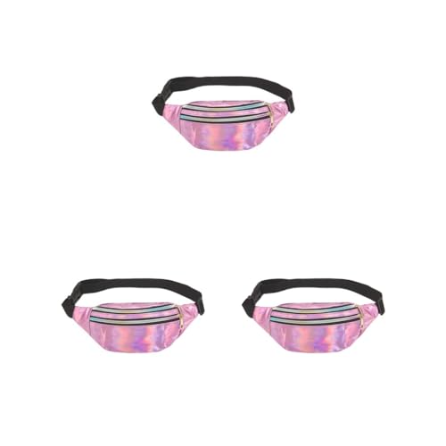 Travel Companion Wasserdichte Hüfttaschen für Essentials PU Hüfttaschen Frauen Gürteltasche Bauchtasche Breit Mode Multifunktional Lila, 3er-Set (lila), Siehe Produktbeschreibung, Siehe Beschreibung von Timcryxient