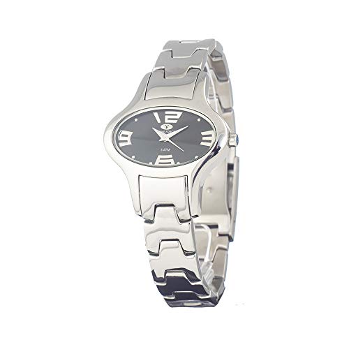 TIME FORCE Damen Analog Quarz Uhr mit Edelstahl Armband TF2635L-01M-1 von TIME FORCE
