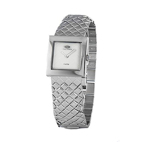 TIME FORCE Damen Analog Quarz Uhr mit Edelstahl Armband TF2649L-02M-1 von TIME FORCE