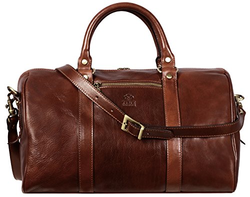 Reisetasche aus Leder - Weekender Herren und Damen - Hochwertige Reisetaschen - Edel & Elegant - Time Resistance von Time Resistance