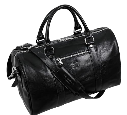 Reisetasche aus Leder - Weekender Herren und Damen - Hochwertige Reisetaschen - Edel & Elegant - Time Resistance von Time Resistance